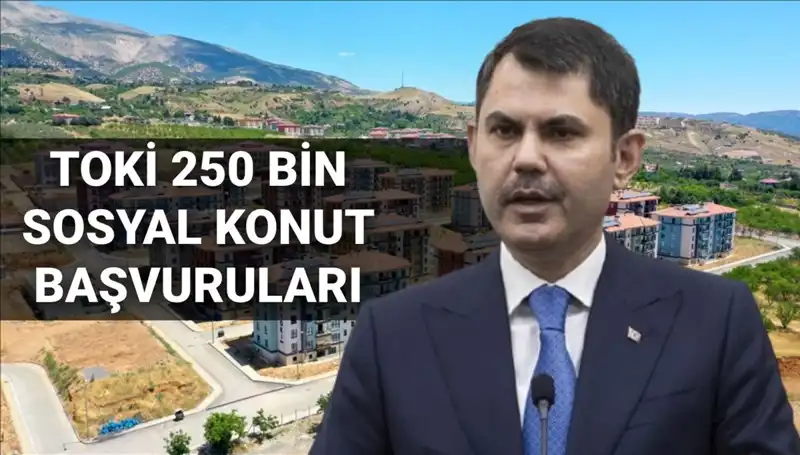 TOKİ 250 Bin Sosyal Konut Başvuruları 2025: Tarih Merak Ediliyor!