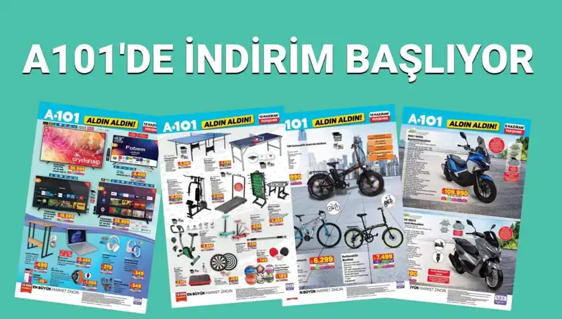 A101’in 12 Haziran Aktüel Kataloğu: Spor, Teknoloji ve Oyun Ürünlerinde Harika Fırsatlar!