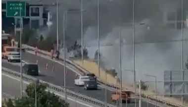 Anadolu Otoyolu'nda Korkutan Yangın: Sigara İzmariti Neden Oldu
