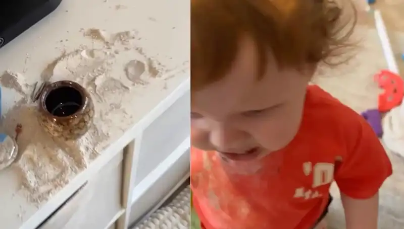 1 Yaşındaki Bebek Dedesini Yedi! Aile Şokta