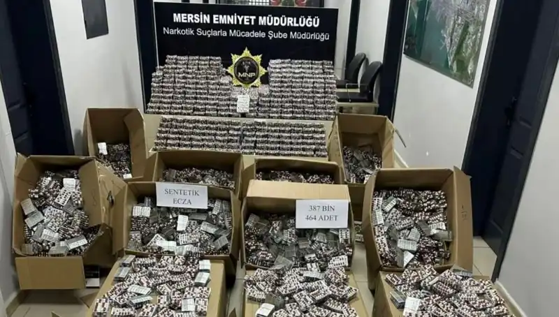 Mersin’de 387 Bin Uyuşturucu Hap Ele Geçirildi: Operasyonun Ayrıntıları