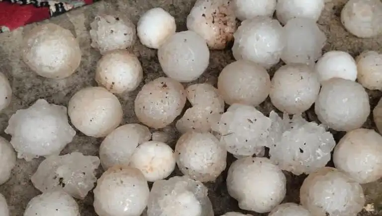 Şanlıurfa'da Kar Topu Büyüklüğünde Dolu Yağışı Zaten Merak Konusu Oldu!